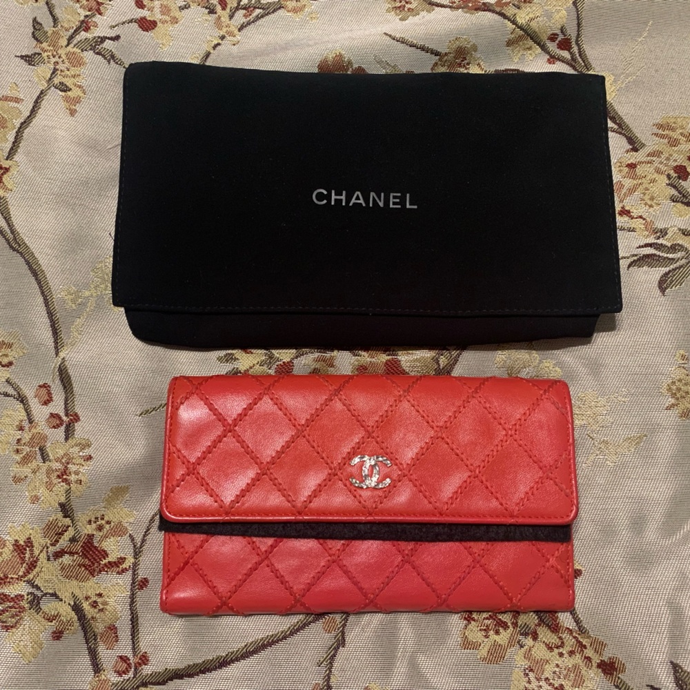 Chanel Caviar Quilt Continental CC Long Wallet